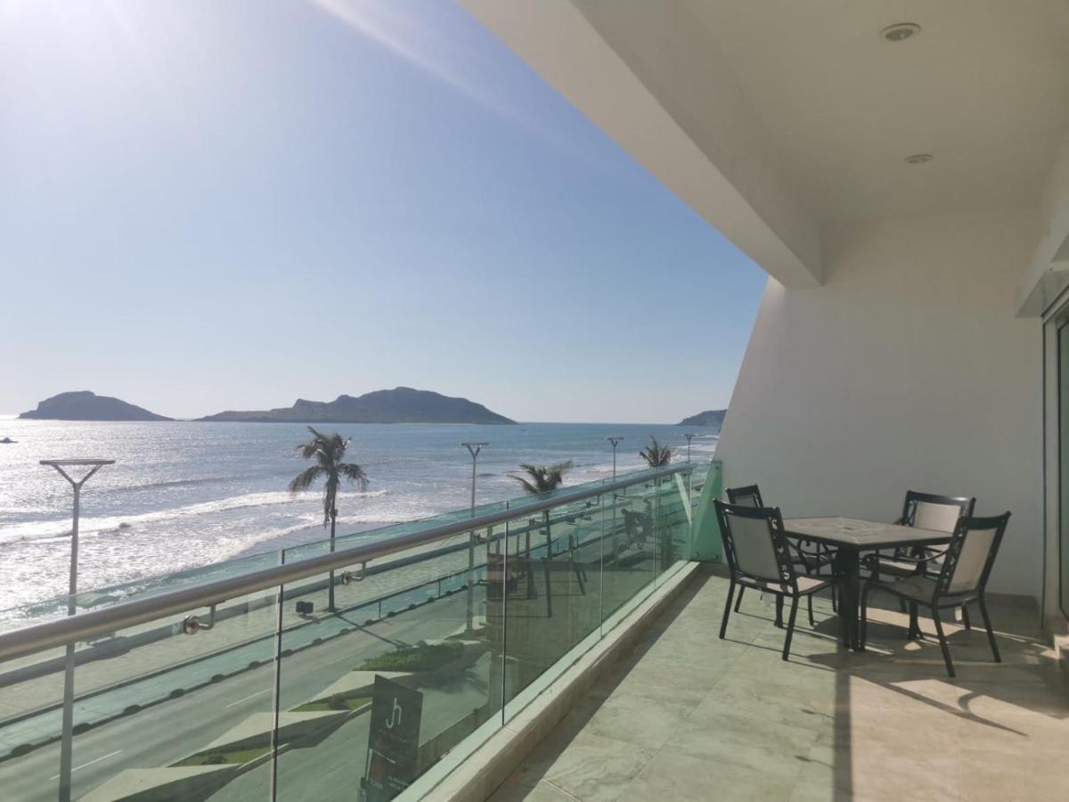 Hermoso Y Moderno Departamento Frente Al Malecon Con Preciosa Vista Al Mar Mazatlan Luaran gambar